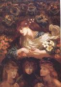 Dante Gabriel Rossetti The Blessed Damozel (mk28) oil painting on canvas